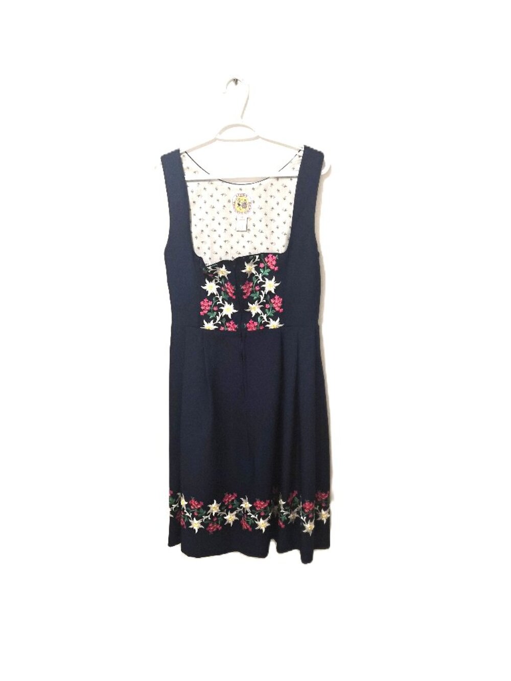 VTG Licht Trachtenhaus Embroidered Dirndl Dress Oktoberfest Bavarian Folk Costum